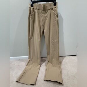 Tan Flared Trousers